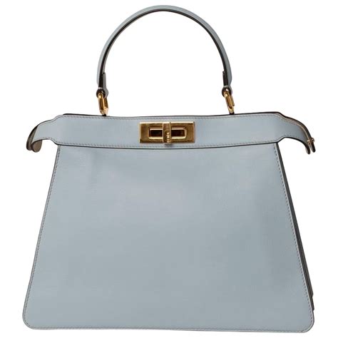 borsa fendi azzurra|Pico Peekaboo .